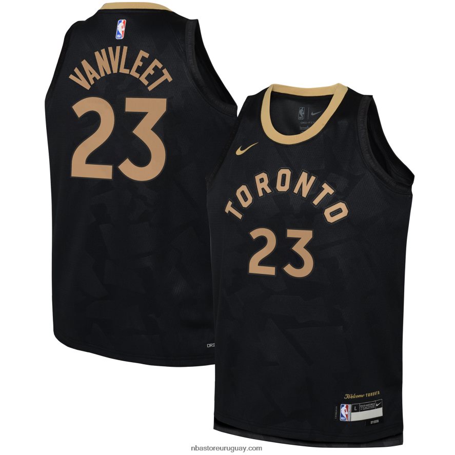 camiseta toronto raptors fred vanvleet nike swingman negra 6L080N17685 NBA