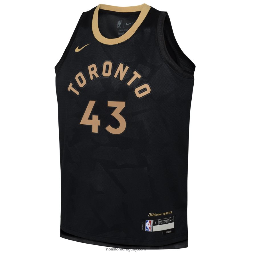 camiseta toronto raptors pascal siakam nike swingman negro 6L080N18201 NBA
