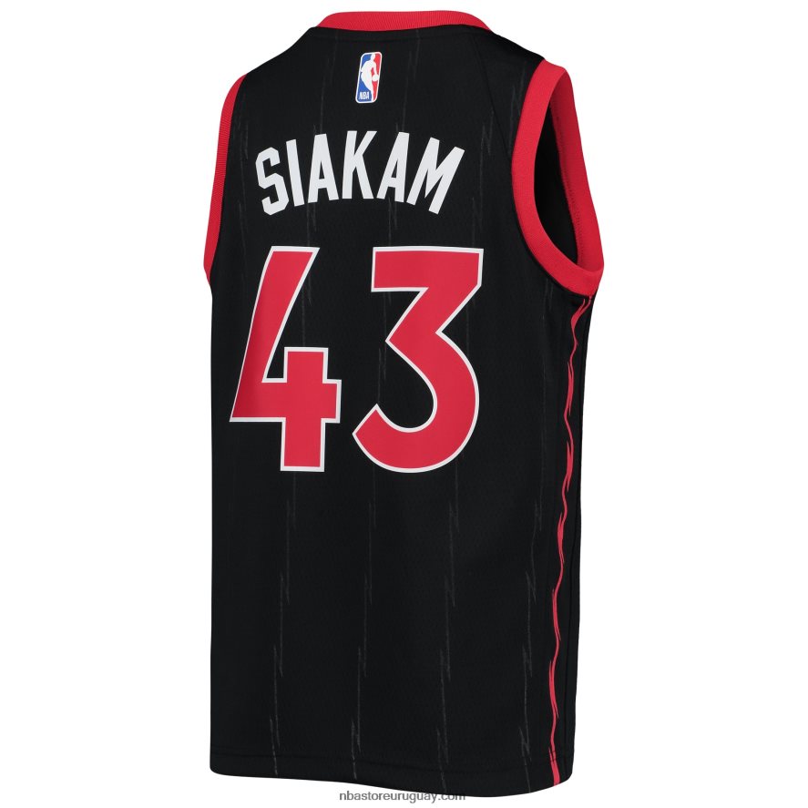 toronto raptors pascal siakam jordan marca negro swingman jersey 6L080N18231 NBA
