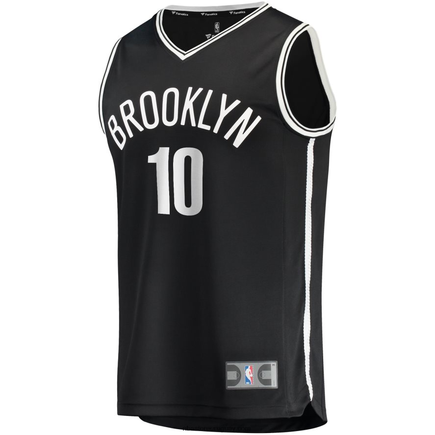 Brooklyn Nets Ben Simmons camiseta de jugador réplica de ruptura rápida negra 6L080N17264 NBA