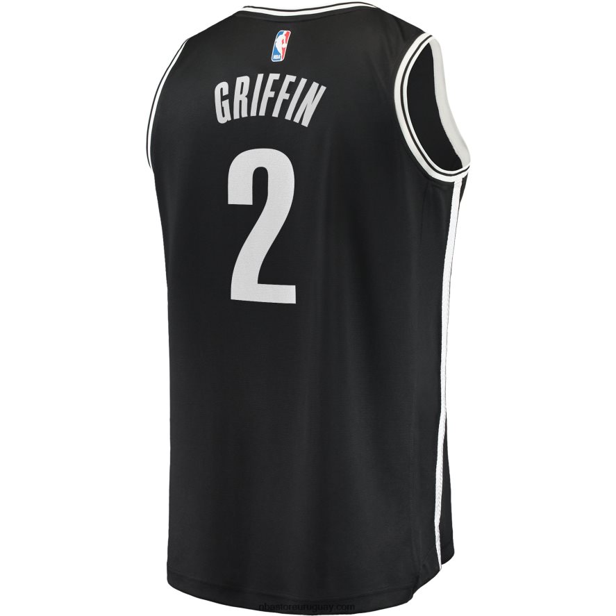 brooklyn nets blake griffin negro fast break replica playera de jugador 6L080N19800 NBA