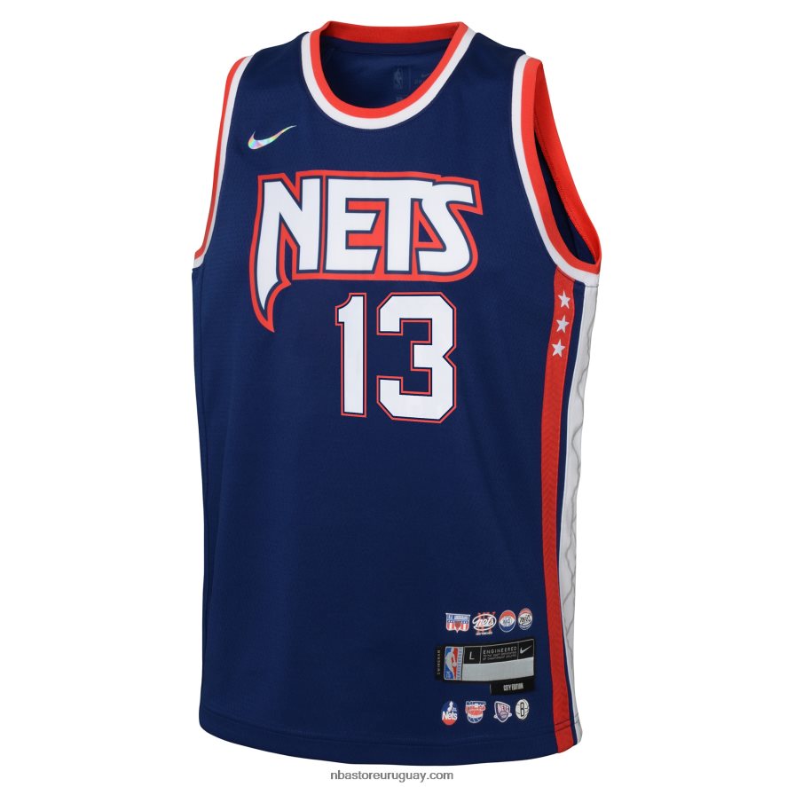 brooklyn nets james harden nike azul marino swingman jersey 6L080N17666 NBA