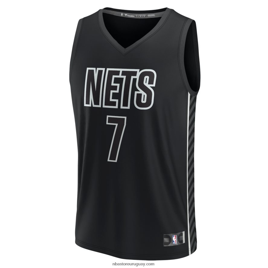 brooklyn nets kevin durant camiseta de jugador de contraataque negro 6L080N17260 NBA