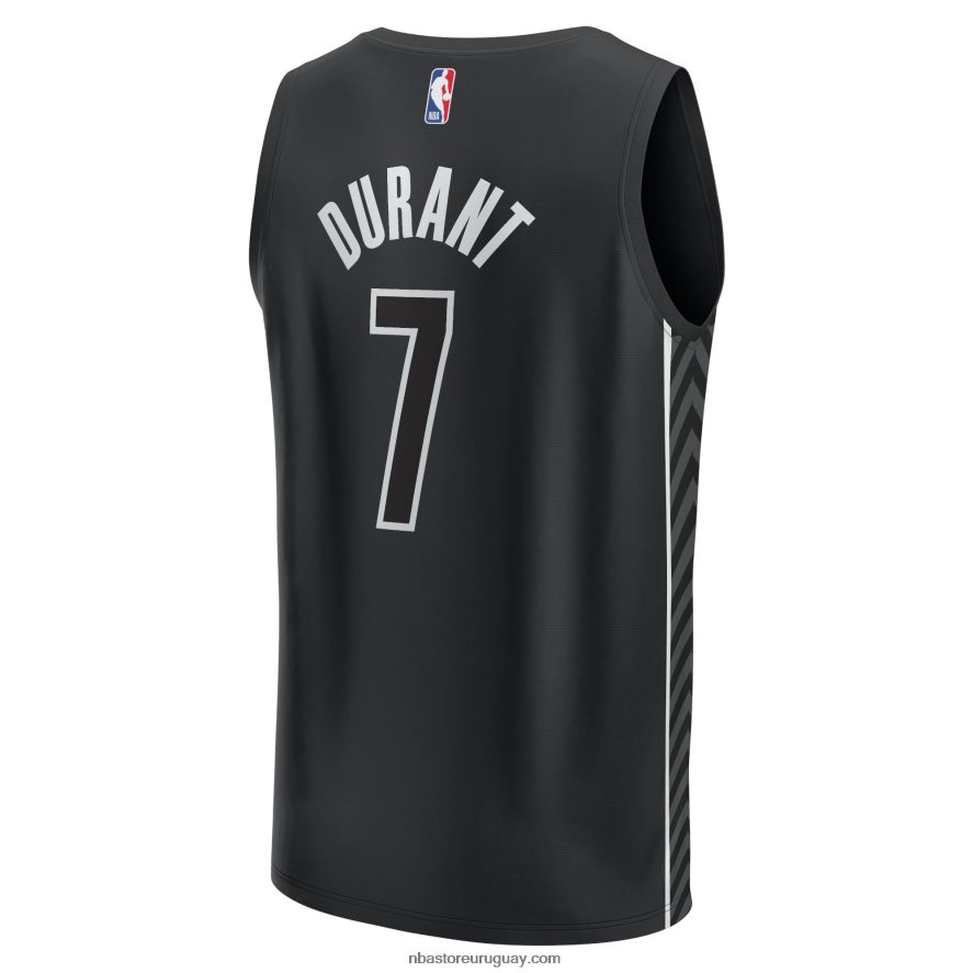 brooklyn nets kevin durant camiseta de jugador de contraataque negro 6L080N17260 NBA
