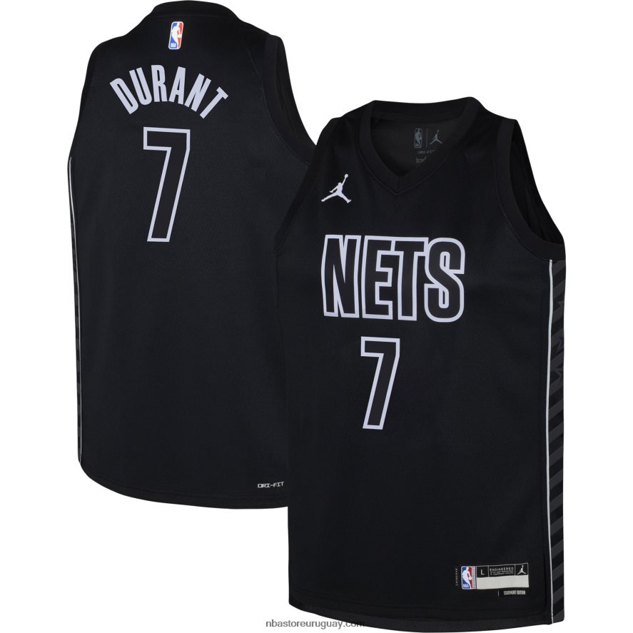brooklyn nets kevin durant jordan marca negro swingman jersey 6L080N16807 NBA