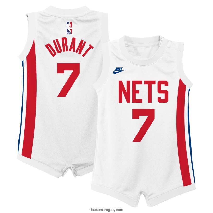 camiseta de los brooklyn nets kevin durant nike blanca swingman 6L080N17945 NBA