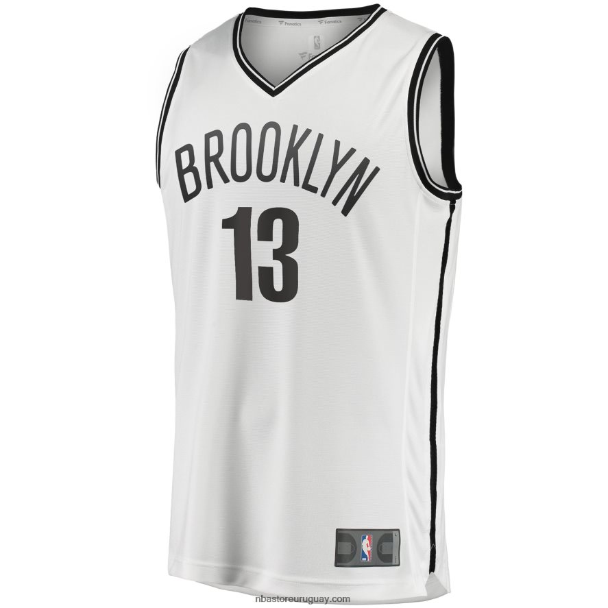 camiseta réplica de james harden blanca de los nets de brooklyn 6L080N16960 NBA