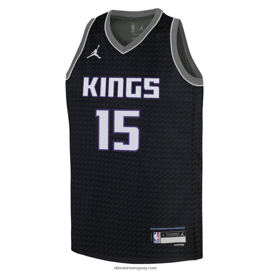 sacramento kings davion mitchell jordan marca negro swingman jersey 6L080N18039 NBA
