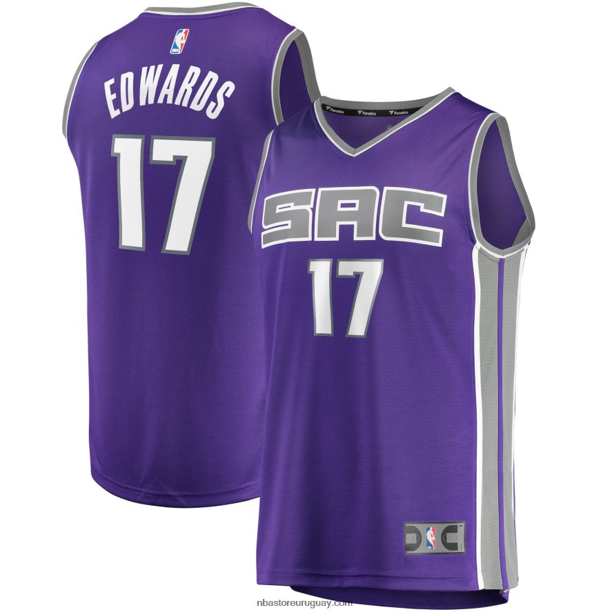 sacramento kings kessler edwards camiseta de jugador de descanso rápido púrpura 6L080N17966 NBA