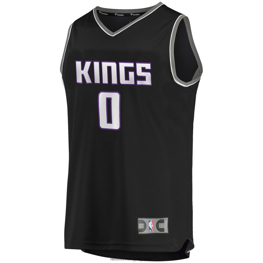 sacramento kings trevor ariza negro fast break replica jugador jersey 6L080N19781 NBA