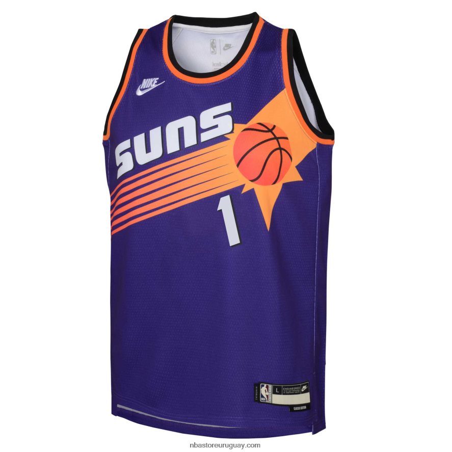 Phoenix Suns Devin Booker Nike Swingman Jersey Púrpura 6L080N16717 NBA