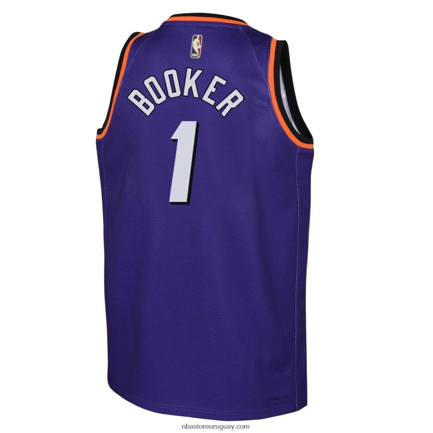 Phoenix Suns Devin Booker Nike Swingman Jersey Púrpura 6L080N16717 NBA