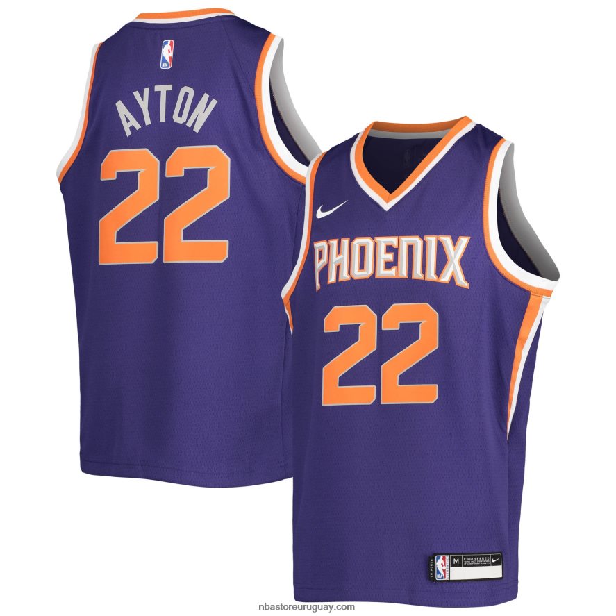 camiseta nike swingman phoenix suns deandre ayton púrpura 6L080N17523 NBA