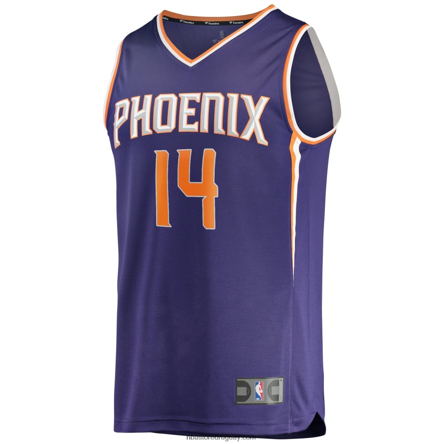phoenix suns cheick diallo púrpura fast break réplica jugador jersey 6L080N18534 NBA