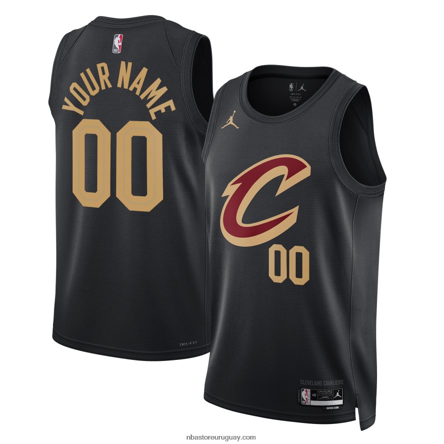 cleveland cavaliers jordan marca negro swingman personalizado jersey 6L080N264 NBA