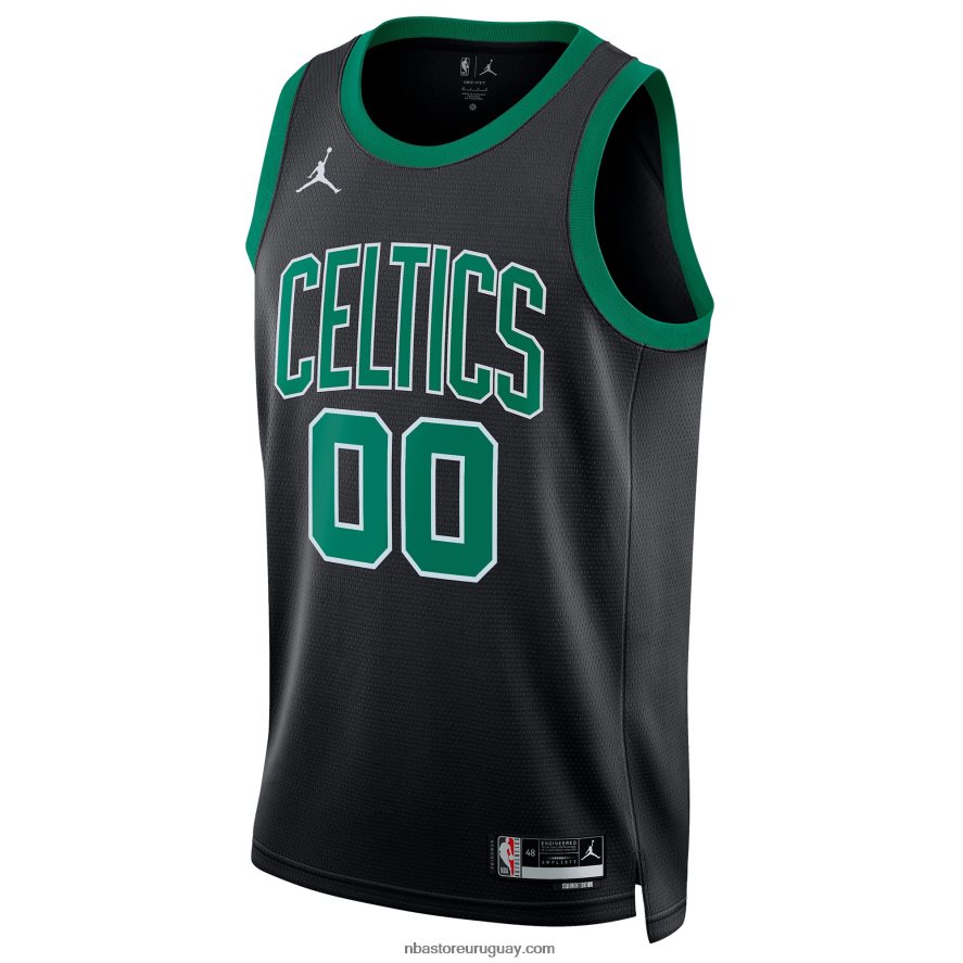 Boston Celtics Jordan marca negro swingman personalizado jersey 6L080N105 NBA