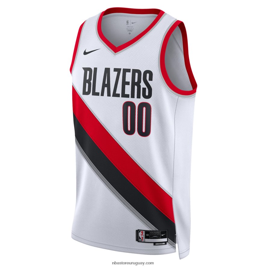 portland trail blazers nike blanco swingman camiseta personalizada 6L080N8747 NBA