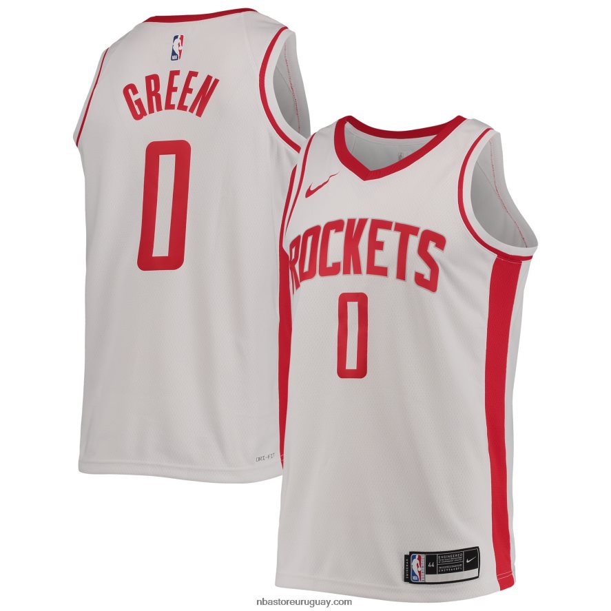 Camiseta Houston Rockets Jalen Verde Nike Swingman Blanco 6L080N7843 NBA