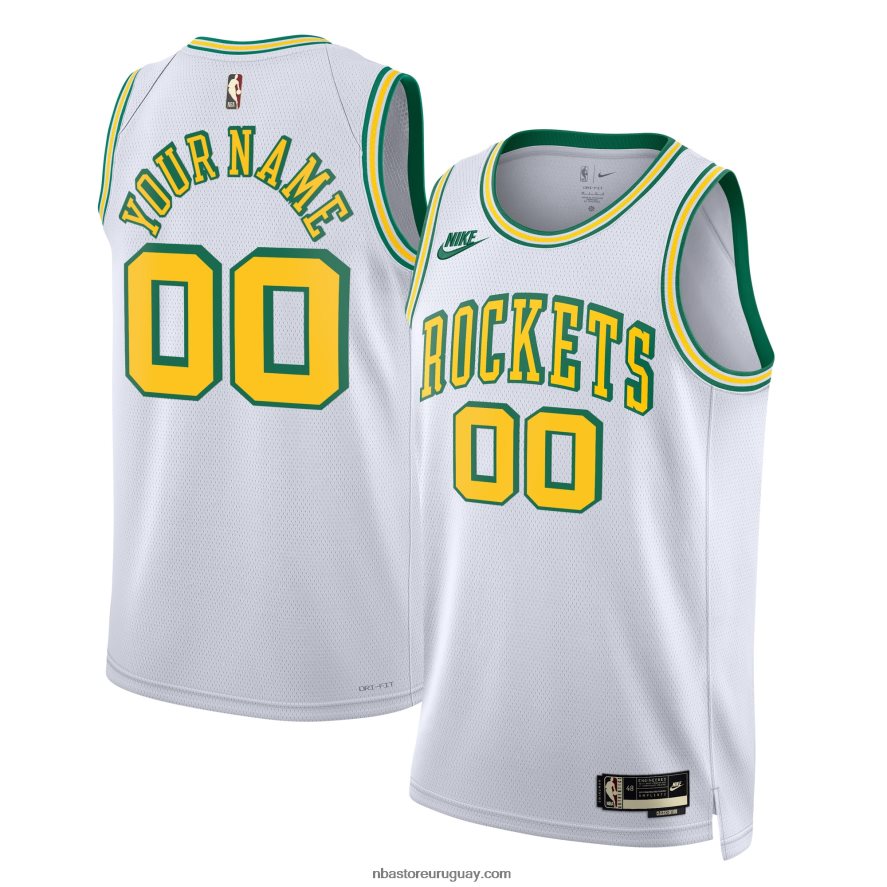 Camiseta Houston Rockets Nike Swingman Blanca Personalizada 6L080N1315 NBA