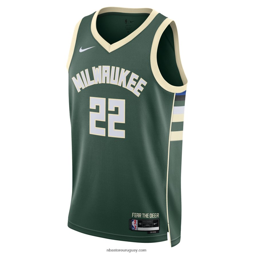 milwaukee bucks khris middleton nike cazador verde jersey swingman 6L080N7236 NBA