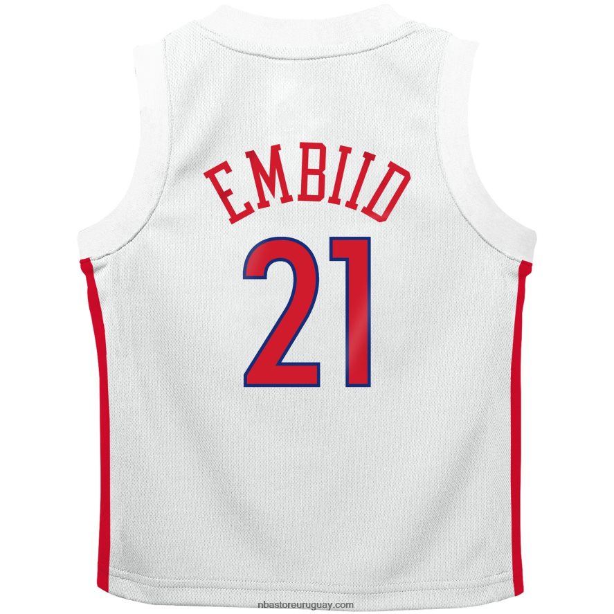 camiseta nike joel embiid philadelphia 76ers réplica blanca niño 6L080N16962 NBA