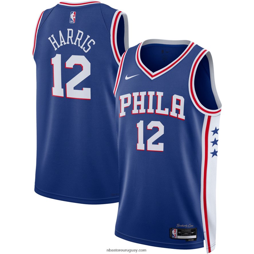 philadelphia 76ers tobias harris nike royal swingman camiseta 6L080N11215 NBA