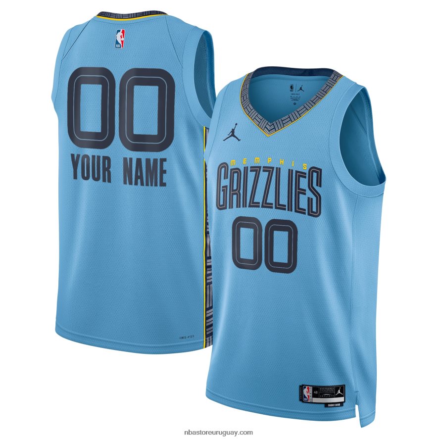 memphis grizzlies jordan brand azul swingman jersey personalizado 6L080N462 NBA