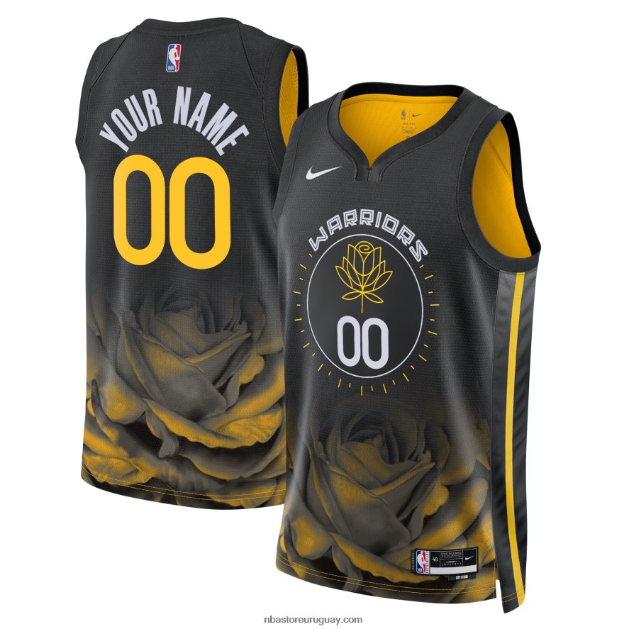 camiseta golden state warriors nike negra swingman personalizada 6L080N134 NBA