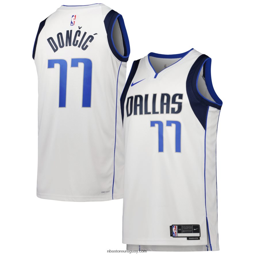 camiseta nike luka doncic dallas mavericks blanca swingman 6L080N6175 NBA