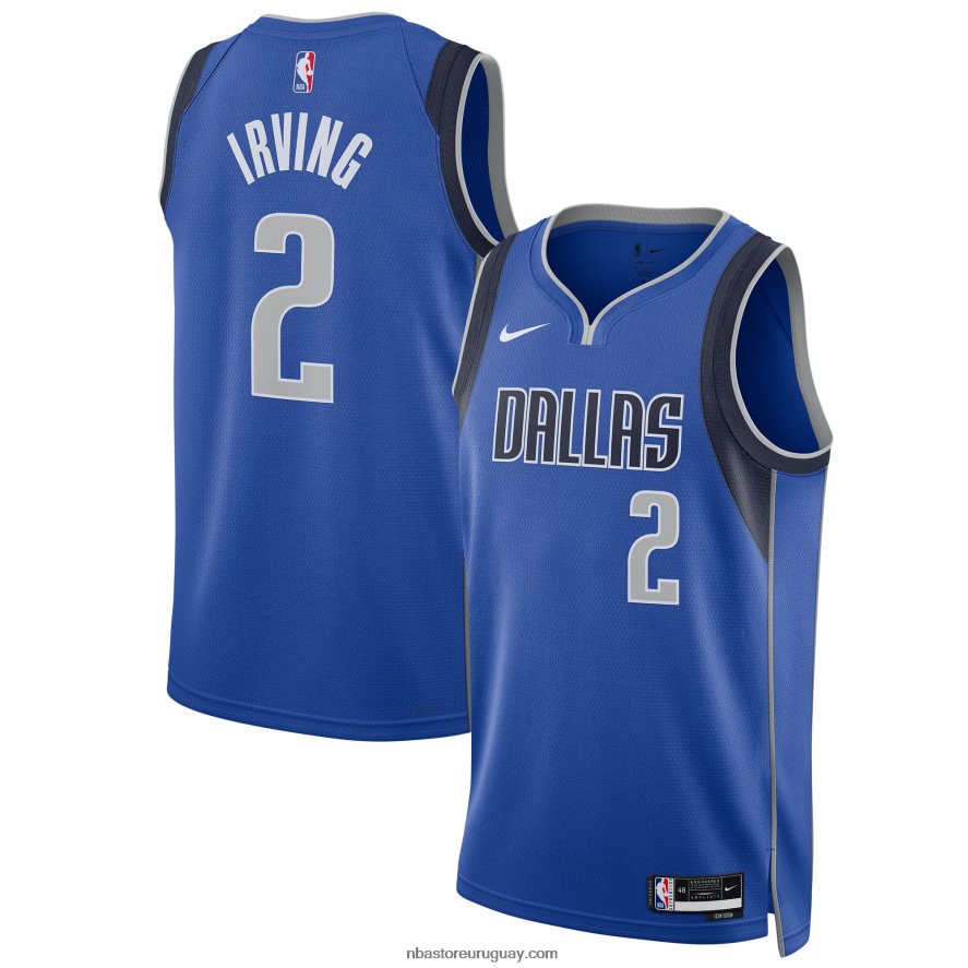 dallas mavericks kyrie irving nike royal swingman camiseta 6L080N16 NBA