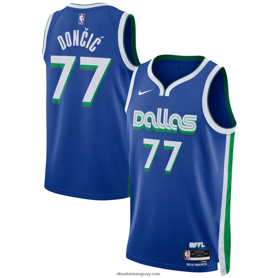 dallas mavericks luka doncic nike azul swingman jersey 6L080N12 NBA