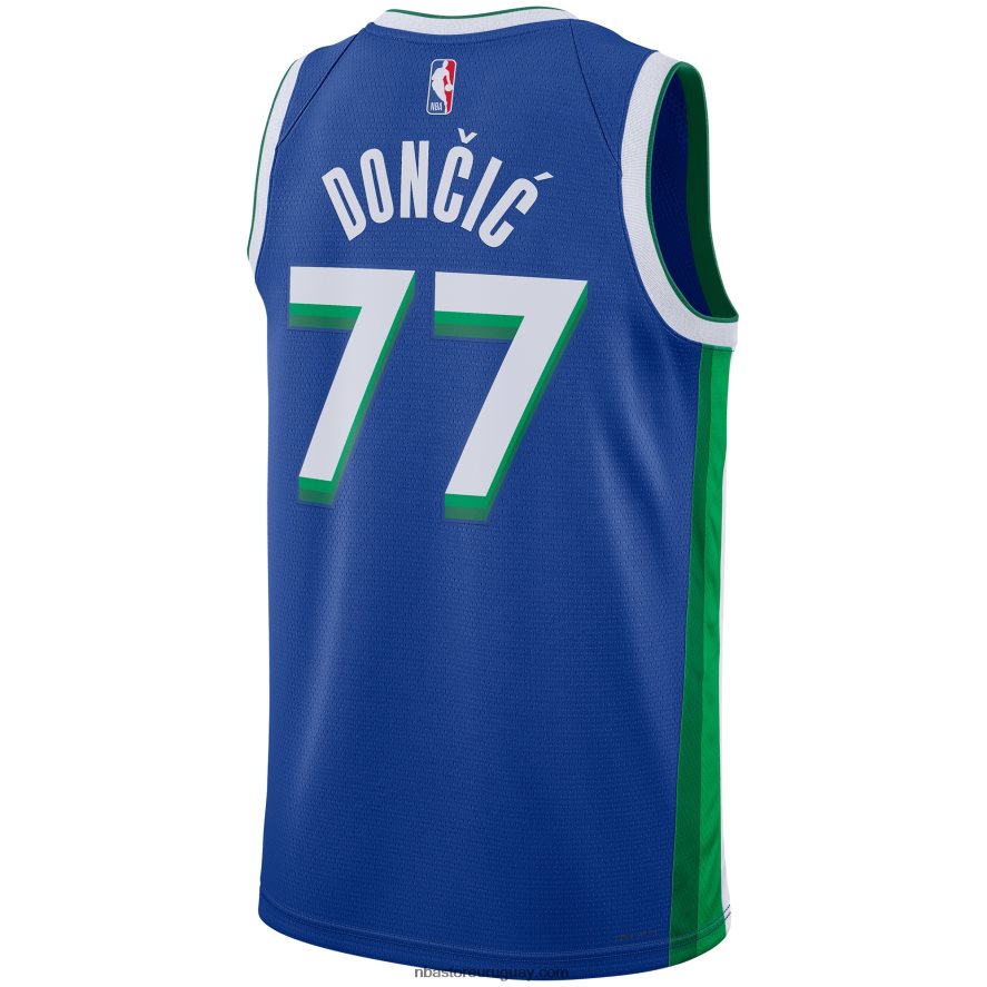 dallas mavericks luka doncic nike azul swingman jersey 6L080N12 NBA