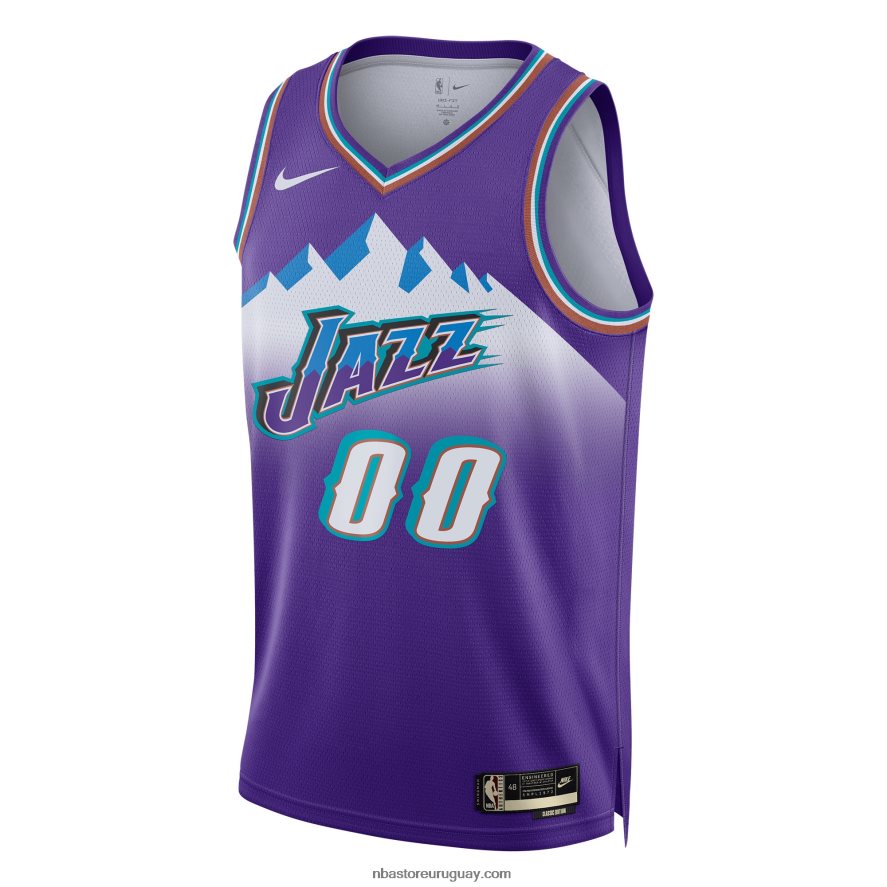camiseta de utah jazz nike púrpura personalizada swingman 6L080N165 NBA