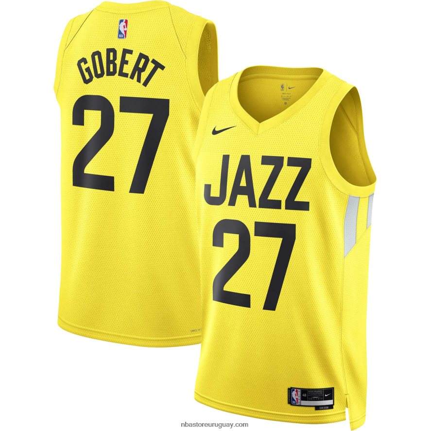 utah jazz rudy gobert nike oro swingman jersey 6L080N12496 NBA