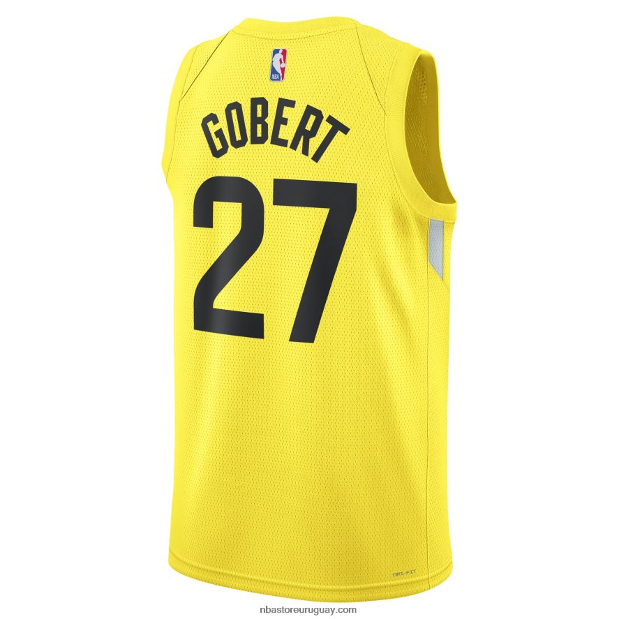 utah jazz rudy gobert nike oro swingman jersey 6L080N12496 NBA