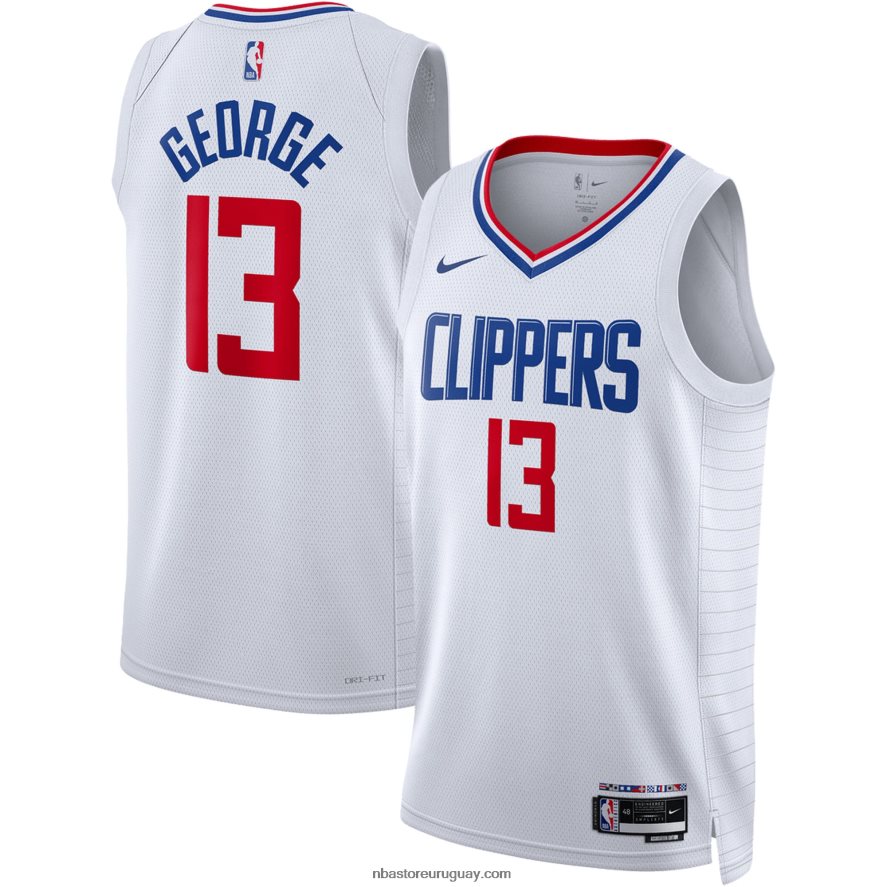 camiseta la clippers paul george nike blanca swingman 6L080N5046 NBA