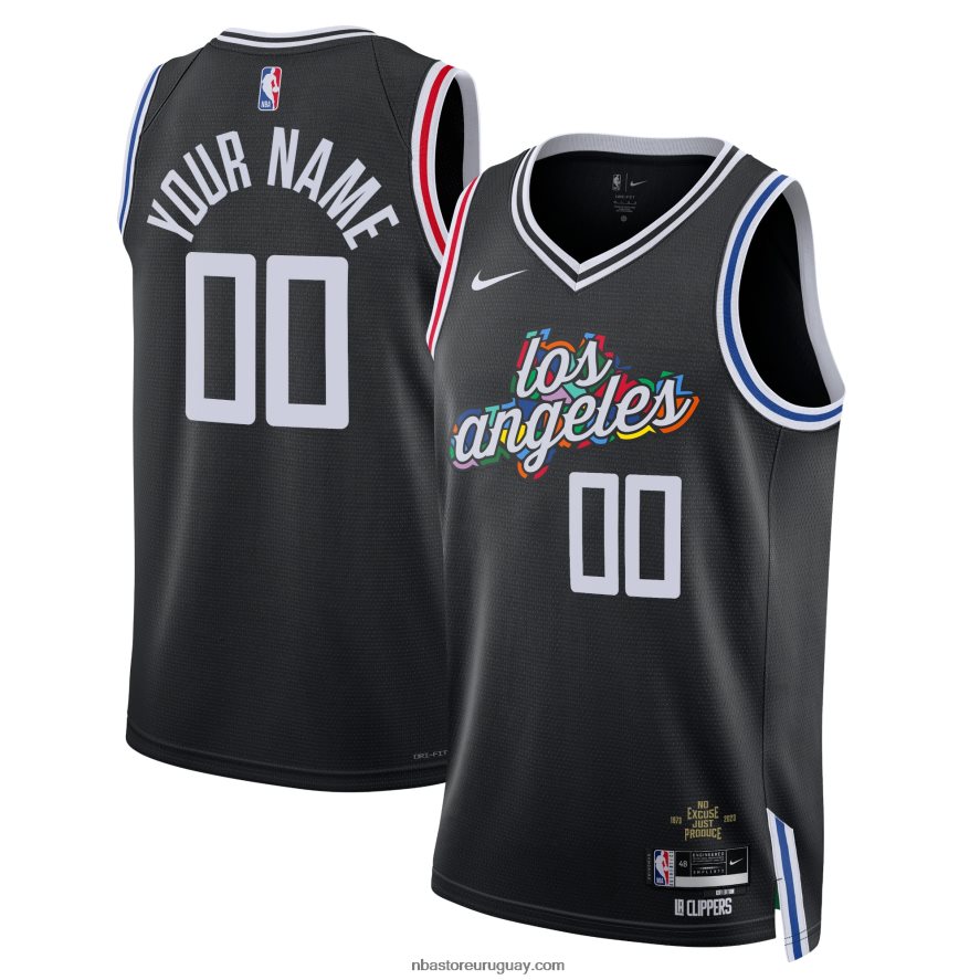 la clippers nike negro swingman jersey personalizado 6L080N504 NBA