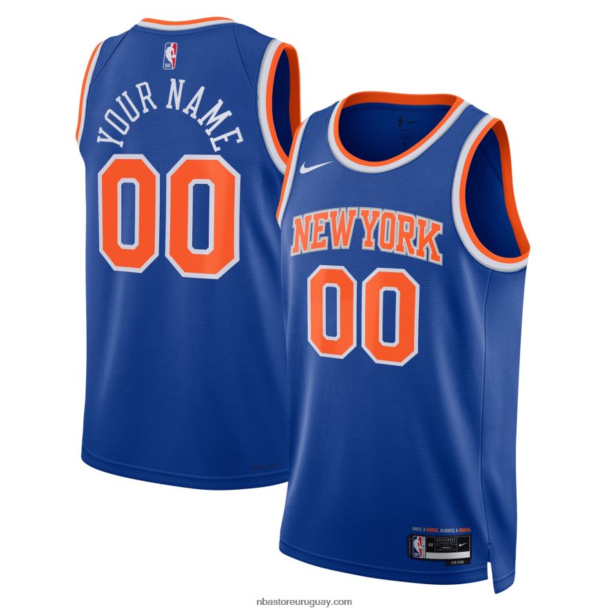 camiseta new york knicks nike azul swingman personalizada 6L080N230 NBA