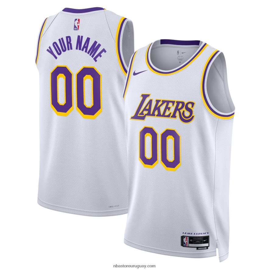 Los angeles lakers nike blanco swingman camiseta personalizada 6L080N1147 NBA