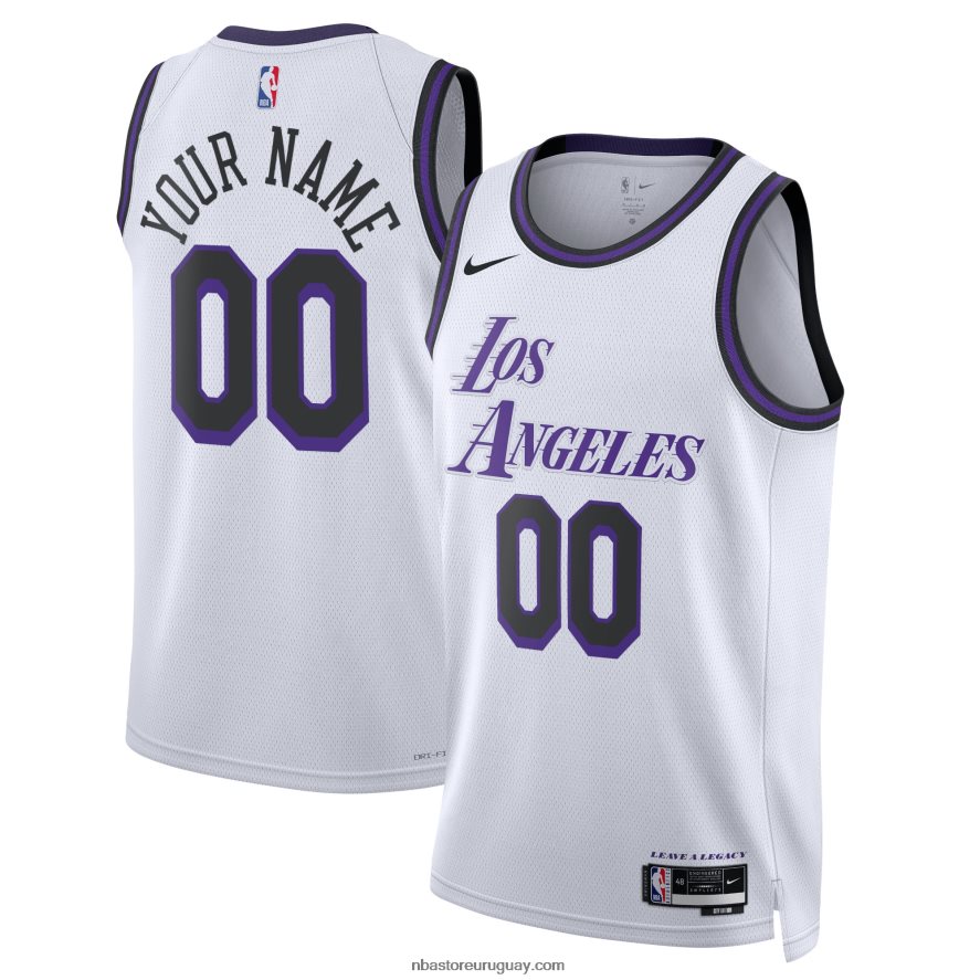 Los angeles lakers nike blanco swingman camiseta personalizada 6L080N1313 NBA