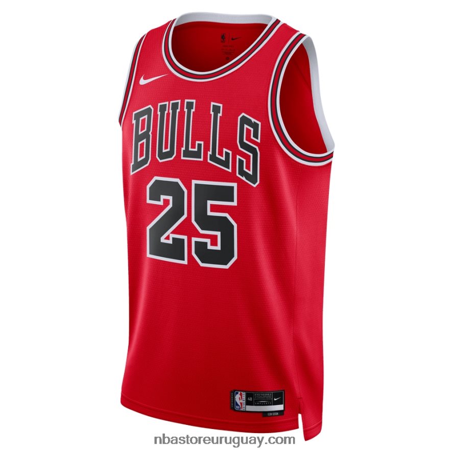 camiseta chicago bulls dalen terry nike red draft primera ronda pick swingman 6L080N4914 NBA