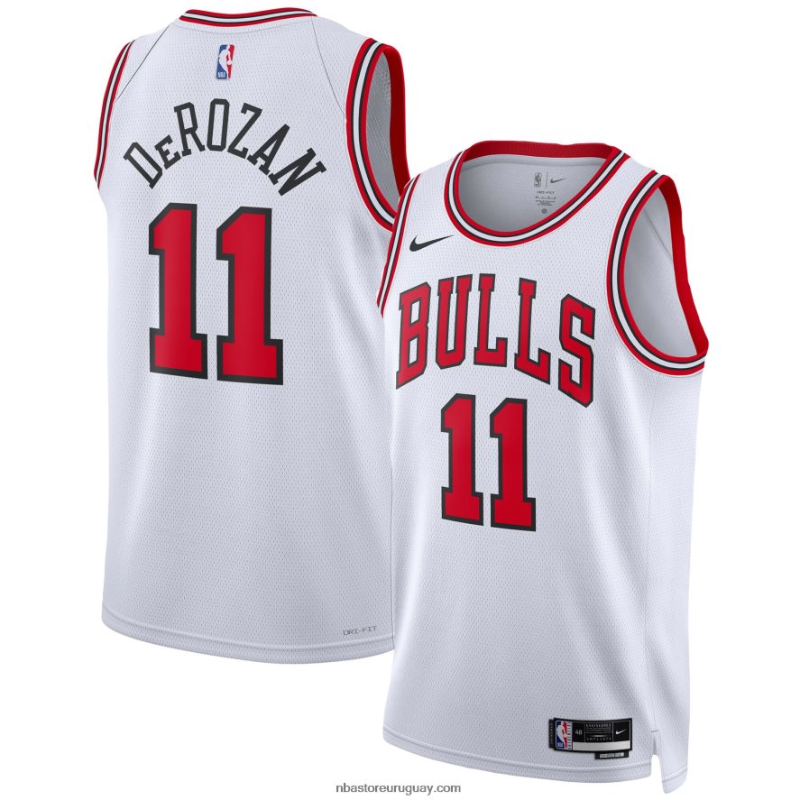 camiseta chicago bulls demar derozan nike blanca swingman 6L080N5517 NBA