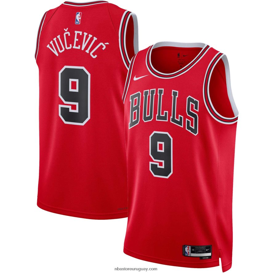 camiseta chicago bulls nikola vucevic nike rojo swingman 6L080N6362 NBA