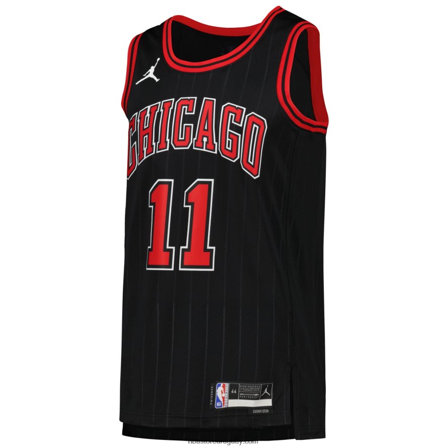 chicago bulls demar derozan jordan marca negro swingman jersey 6L080N45 NBA