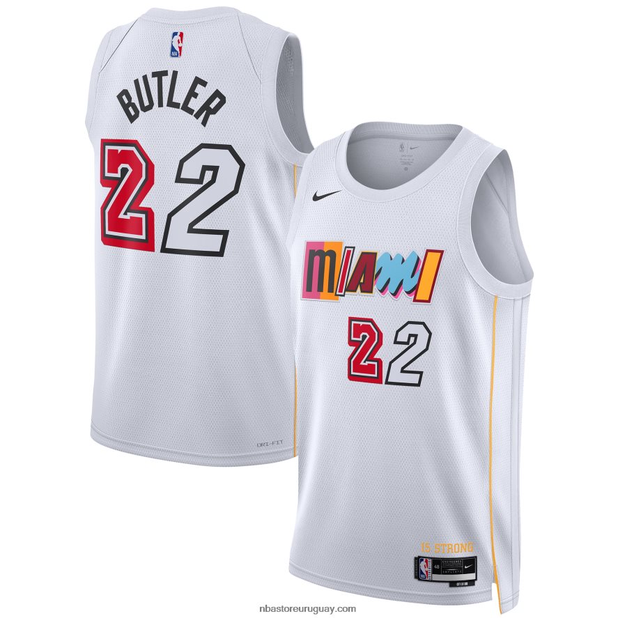 camiseta miami heat jimmy butler nike blanca swingman 6L080N122 NBA