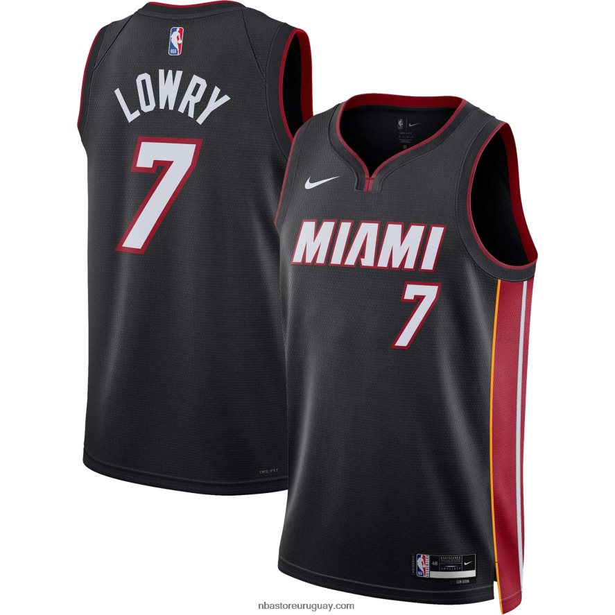 camiseta miami heat kyle lowry nike negro swingman 6L080N11653 NBA