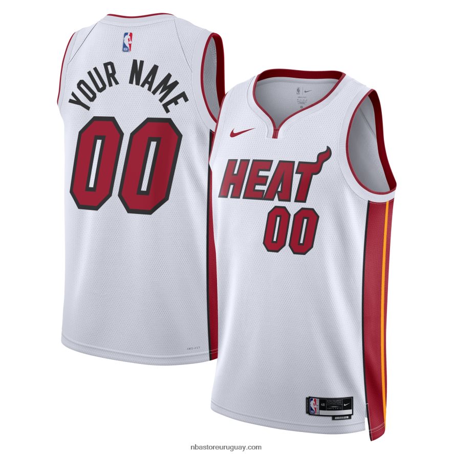 camiseta miami heat nike blanca swingman personalizada 6L080N6262 NBA