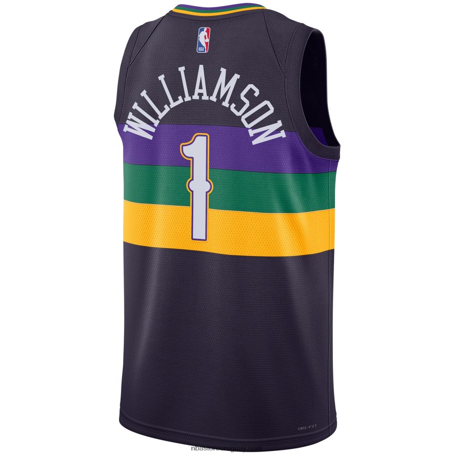 New Orleans Pelicans Zion Williamson Nike Swingman Jersey Púrpura 6L080N5115 NBA