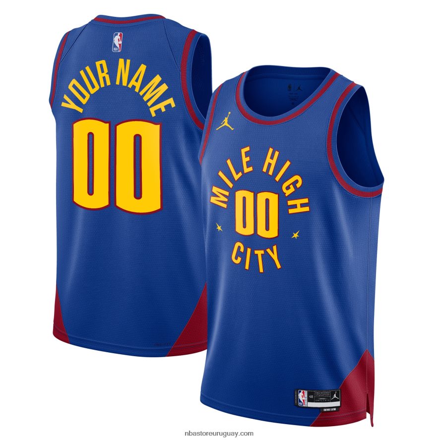 denver nuggets jordan brand azul swingman jersey personalizado 6L080N1215 NBA