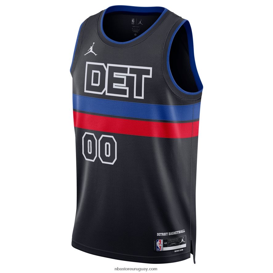 Detroit Pistons Jordan marca azul swingman camiseta personalizada 6L080N786 NBA